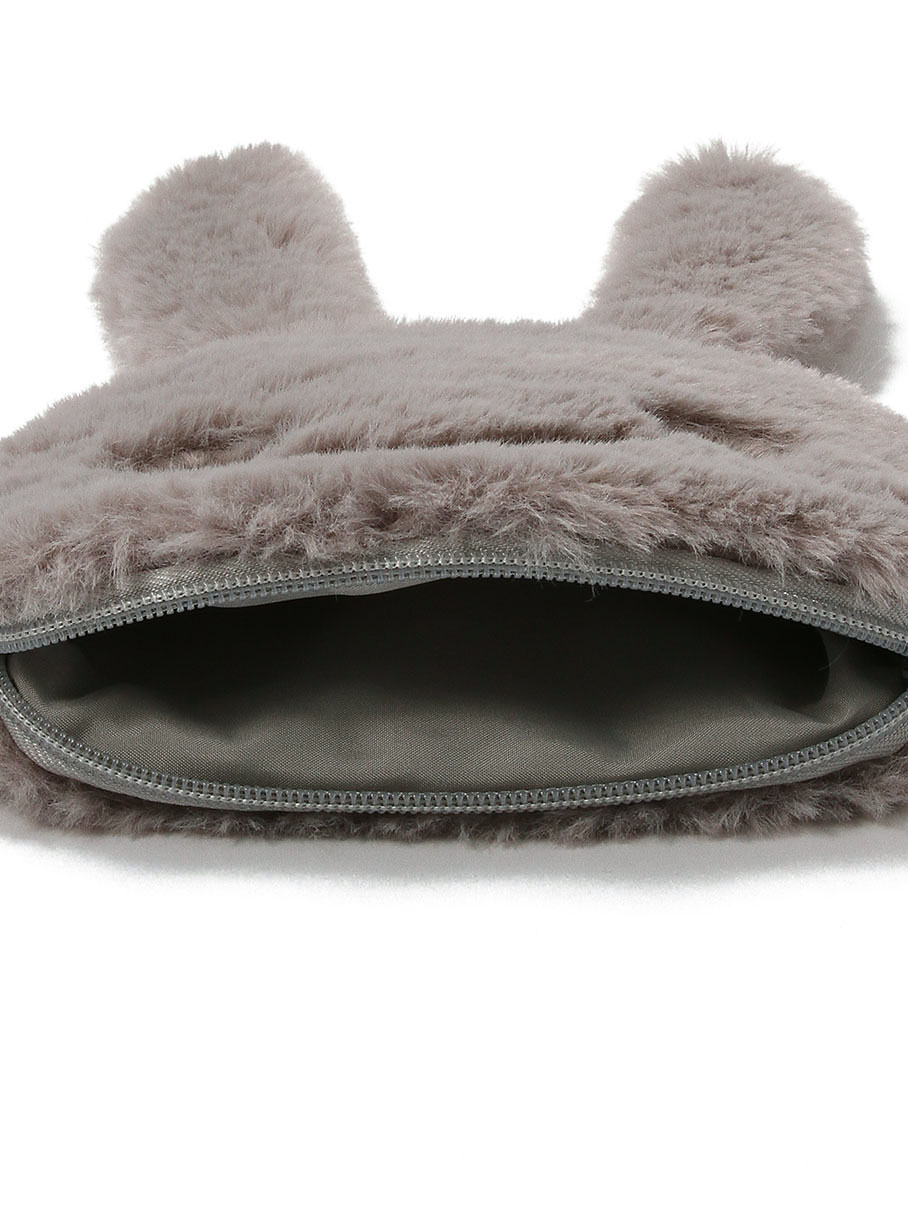 ウサギふわふわポーチ 大｜ウサギがいる｜CUNE ONLINE STORE