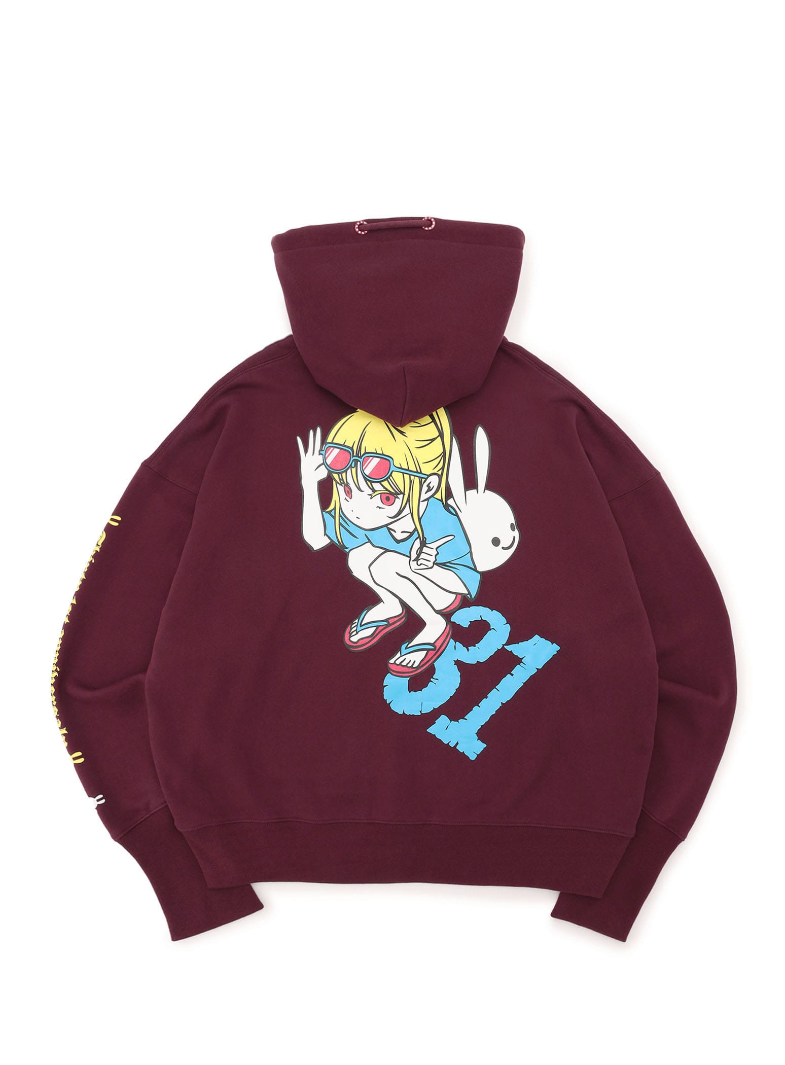 31st ANNIV ヘヴィウェイトビッグジップパーカー 3と1｜ウサギがいる