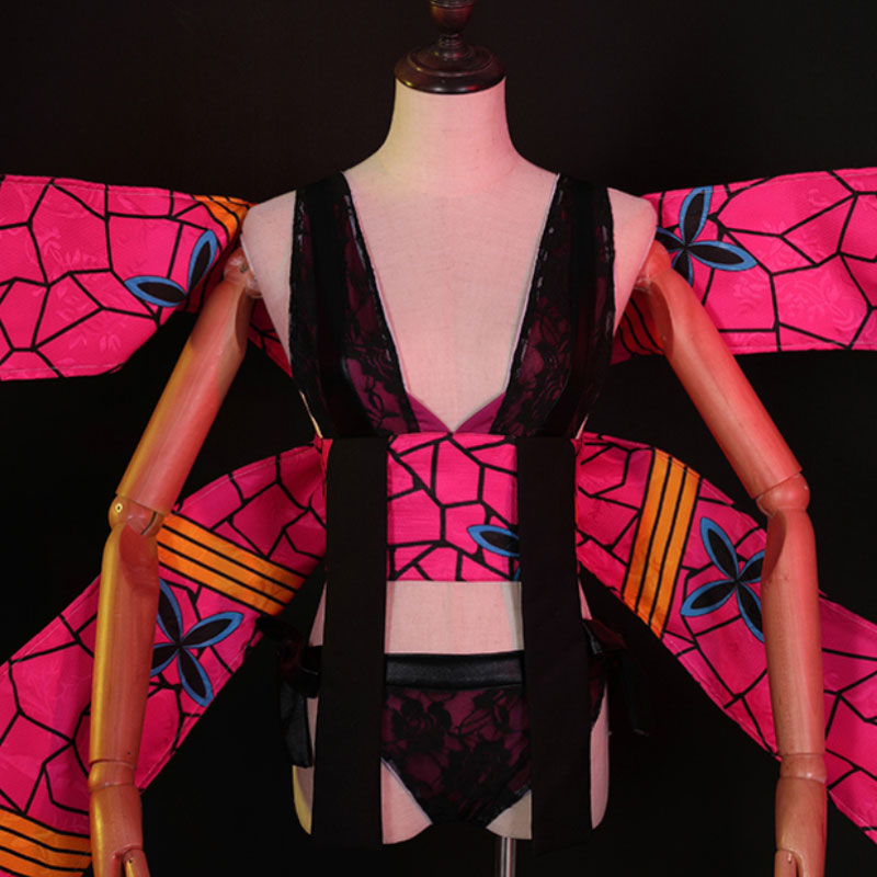 堕姫☆コスプレ衣装☆鬼滅の刃 堕姫 上弦の陸 コスプレ衣装 セクシー