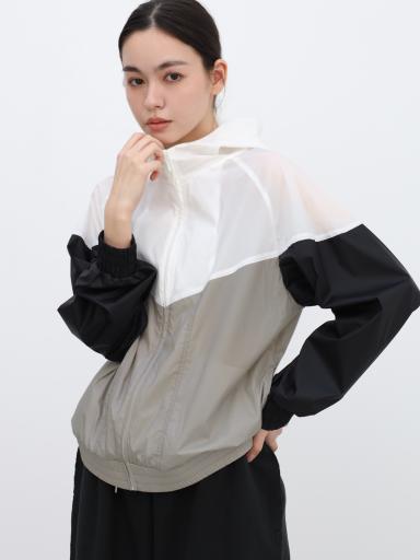 撥水・2wayストレッチ】配色デザインライトブルゾン - YORT - YORT