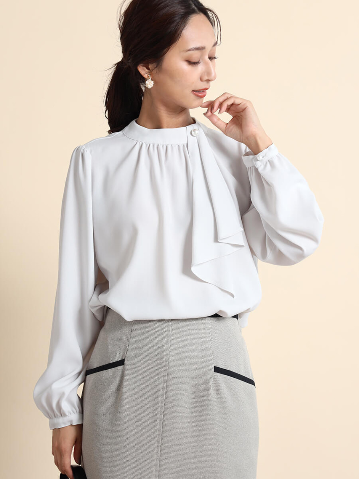 パールボウタイブラウス - FENNEL - FENNEL｜YAMADAYA STORE