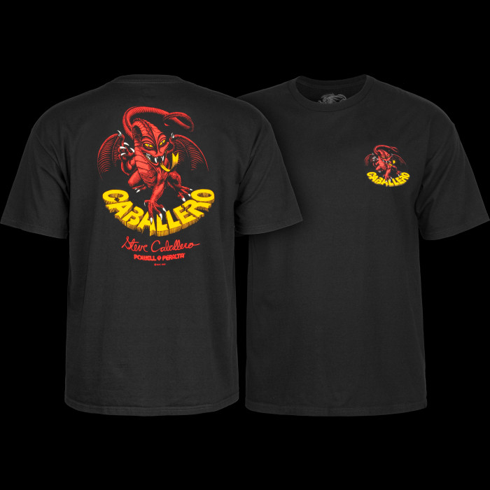 Powell Peralta Steve Caballero Dragon II T-shirt - Black - Powell
