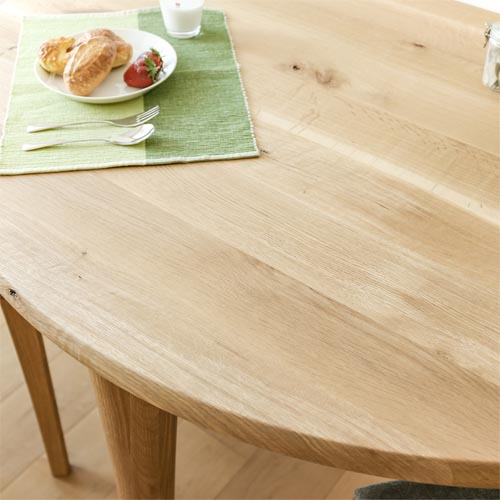 飛騨家具 HIDA 飛騨産業 Morinokotoba 森のことば 半円形テーブル 国産