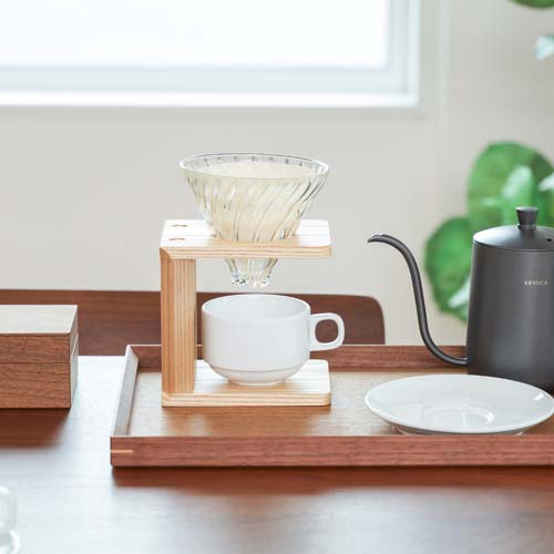 各地の名工房 kochi コチ コーヒードリップスタンド 国産クラフト 木製
