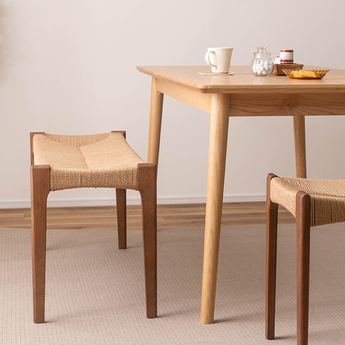 g1001237]Alesund ペーパーコードベンチ ダイニングチェア | 家具