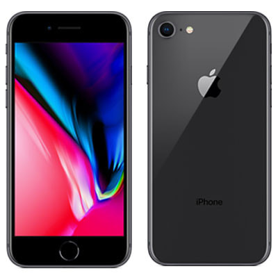 SIMロック解除済】au iPhone8 A1906 (MQ782J/A) 64GB スペースグレイ