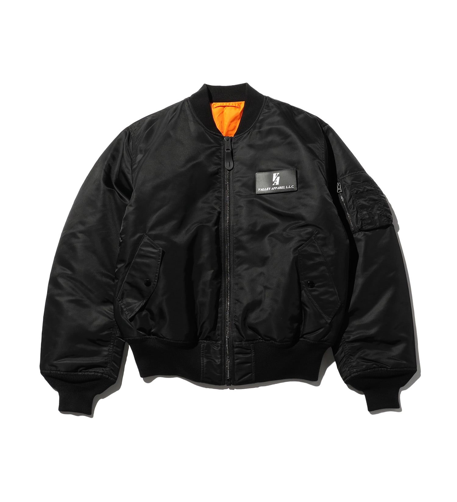 SALE】バックエンブレムMA-1 フライトナイロンジャケット|VALLEY