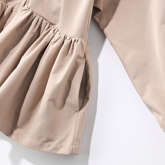 優待価格[THREE SQUARE]撥水ペプラムコート | KOBUNSHA SELECT SHOP