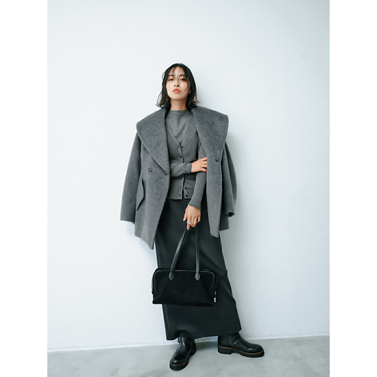 L'AUBE BLANC]ケープカラーミディコート | KOBUNSHA SELECT SHOP | [L