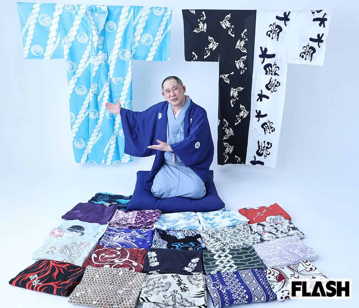 最初の反物に個性が出る」落語家・三遊亭圓雀、力士たちの粋な“浴衣
