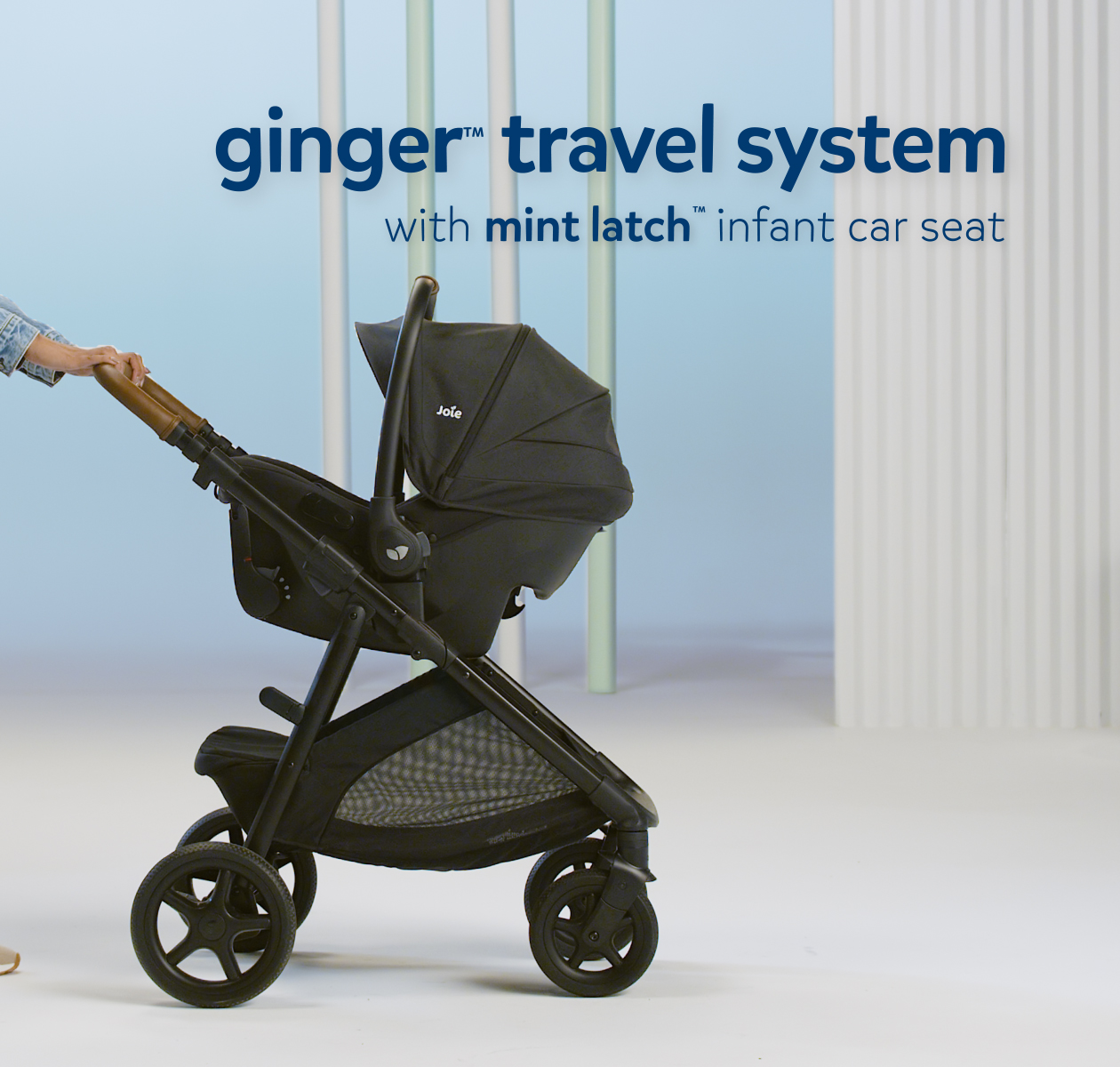 Joie Ginger & Mint Latch Travel System | 4-in-1 Versatility