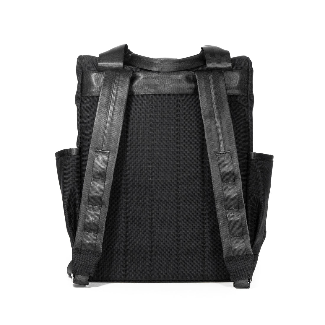 VerBockel 'Day Pack' Roll Top Backpack 2.0 | Black Ballistic Nylon