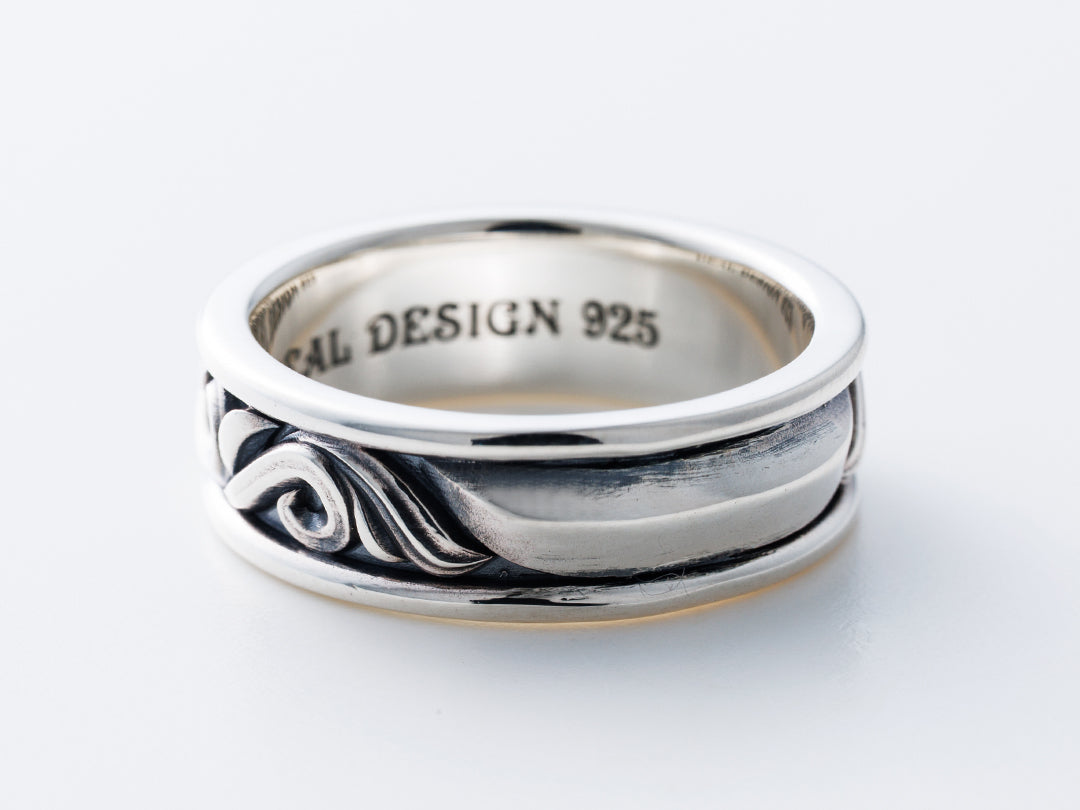 フローラルクロスリング