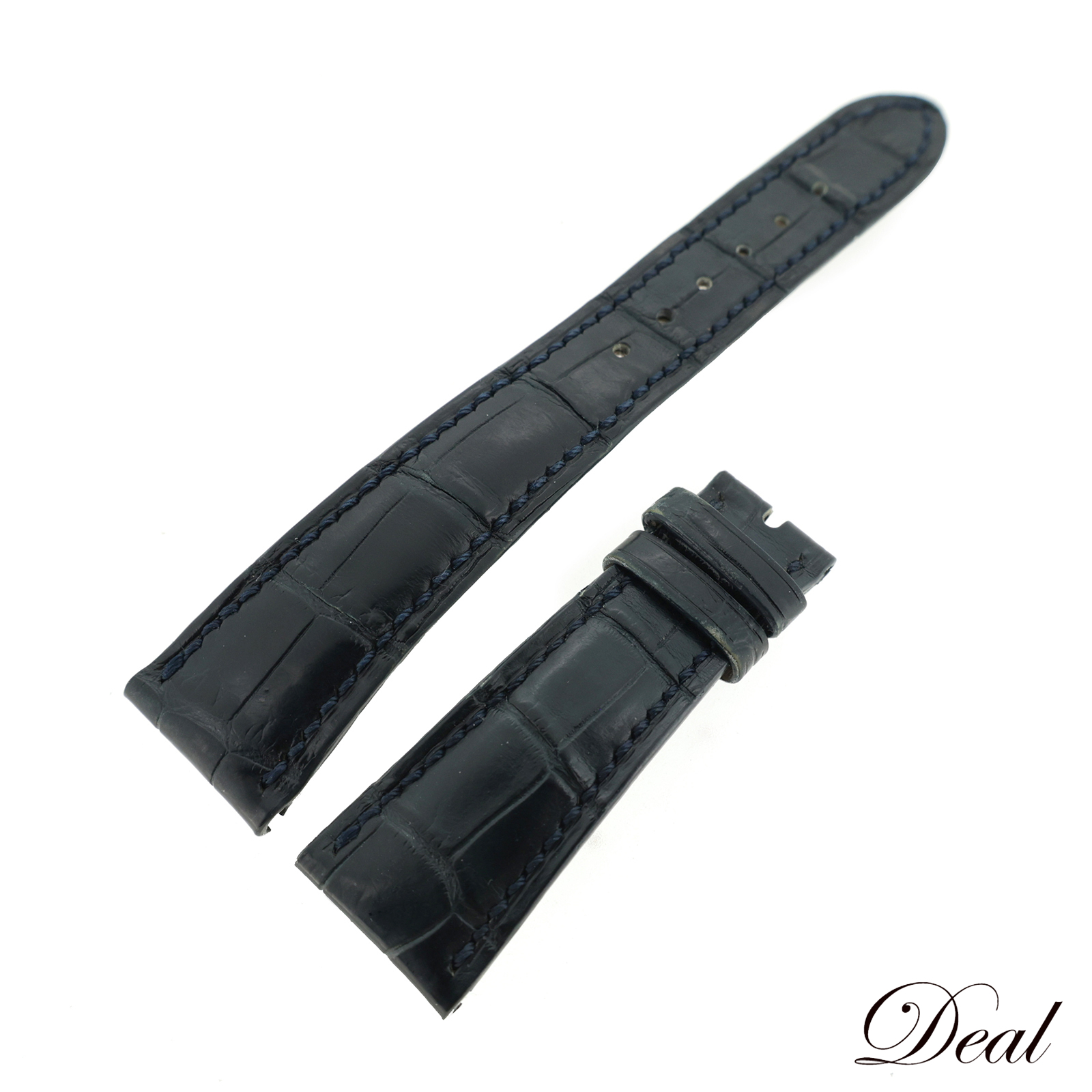 PATEK PHILIPPE パテックフィリップ 純正 レザーベルト 紺 メンズ 時計