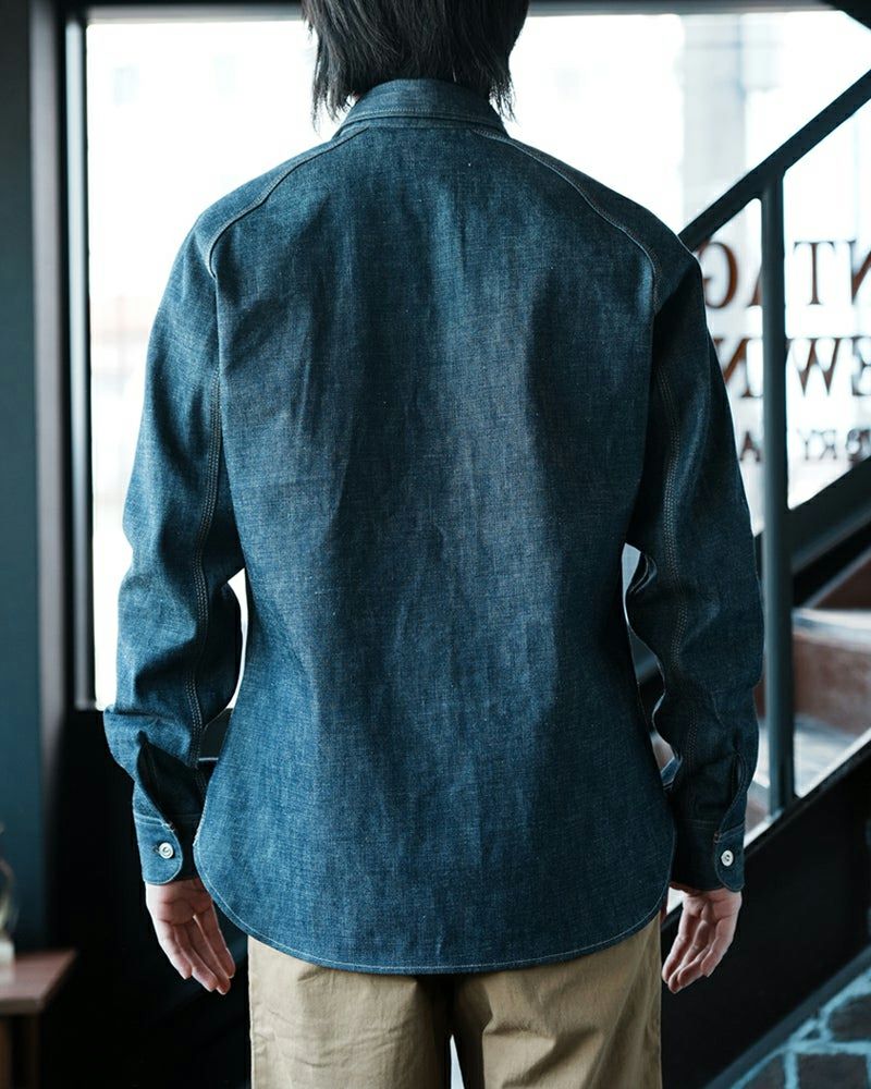 7640 [40s DENIM SHIRT] | デラックスウエア公式オンラインストア