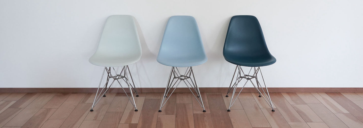 イームズ サイドシェルチェア DSX ココア ホワイトベース［DSX. 91 CC1