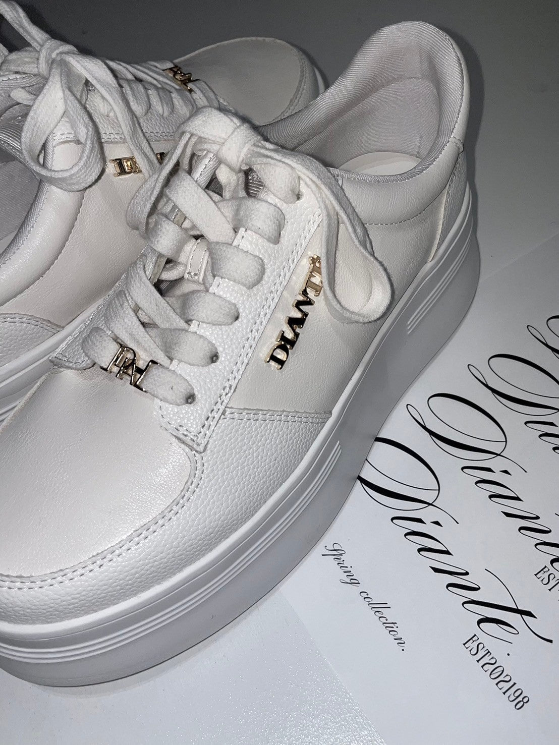 DIANTÉ logo sole sneakers | DIANTÉ (ディアンテ)公式通販サイト