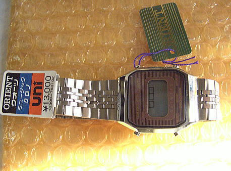 オリエント・デジタルの電池交換: デジタルな腕時計たち 2