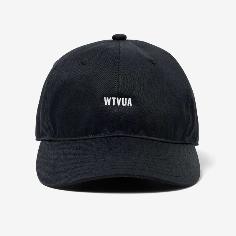 WTAPS T-6M 01 CAP CTPL TWILL WTVUA 刺繡小字六分割帽子帽黑酒紅綠楠