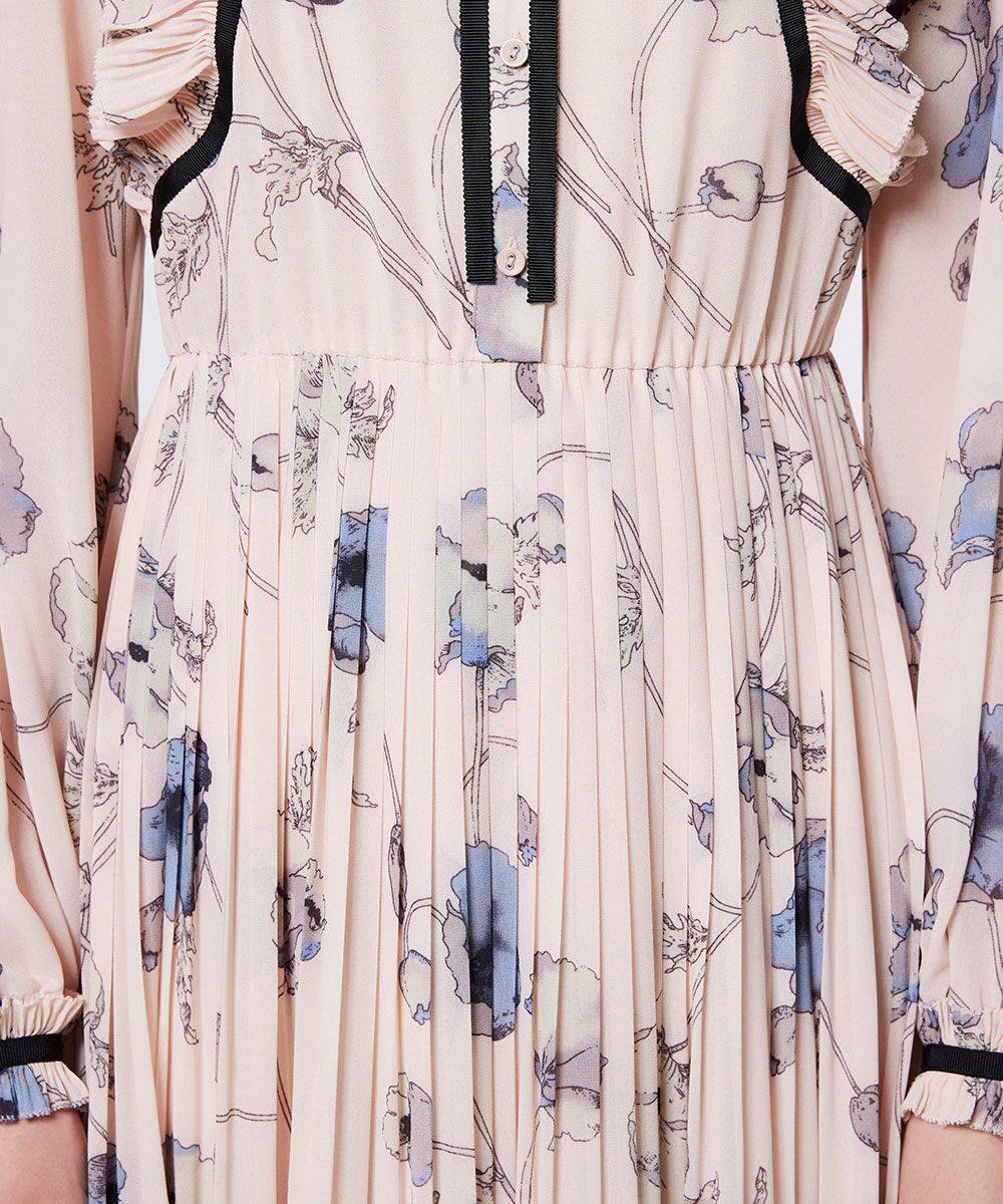 Sov. / フラワーシフォンワンピース DRESS Night STORE | ダブル