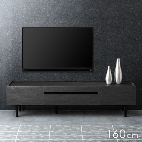 dショッピング |ストーン調 テレビ台 160cm 完成品 テレビボード TV台