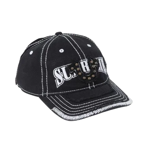 True Religion x Supreme Boné Earflap 5-Panel Black FW25-W13 - Droper