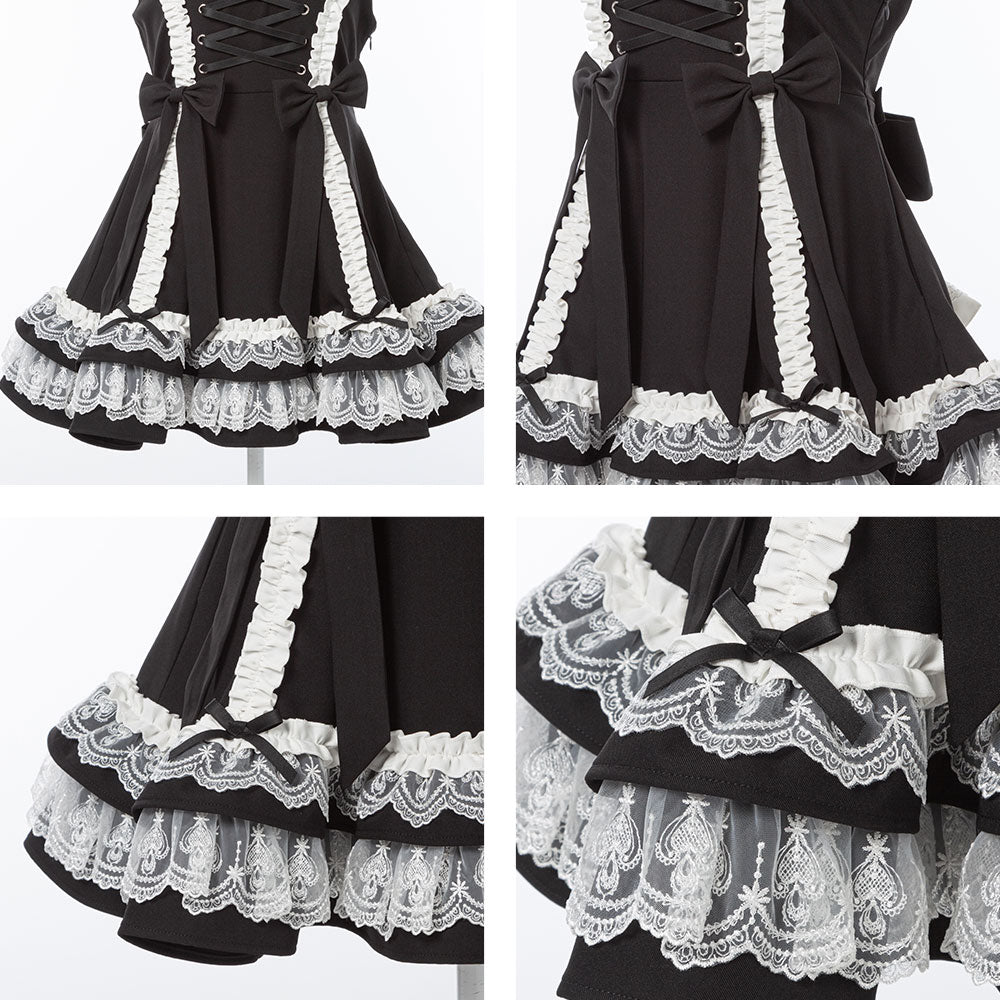 ミルフィーユフリルジャンパースカート mini M-3L – レディース