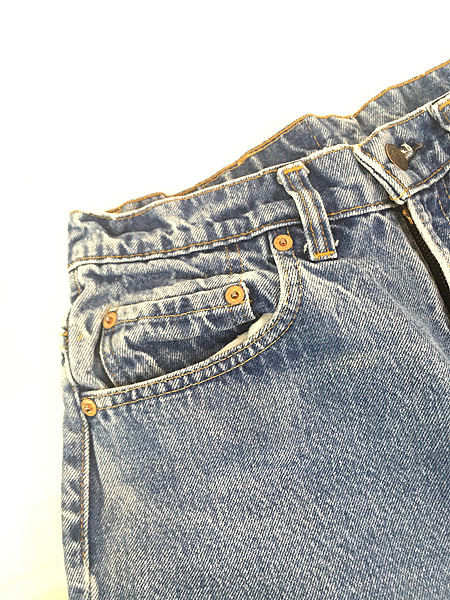 古着 80s Levi's 517-0217 「66 後期」 黒カン 内股シングル ブルー