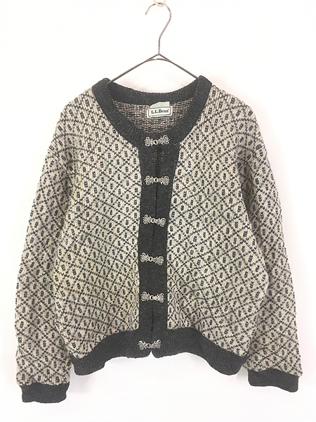 古着 80s USA製 LL Bean ヘビー アルパカ ウール ニット ドライバーズ