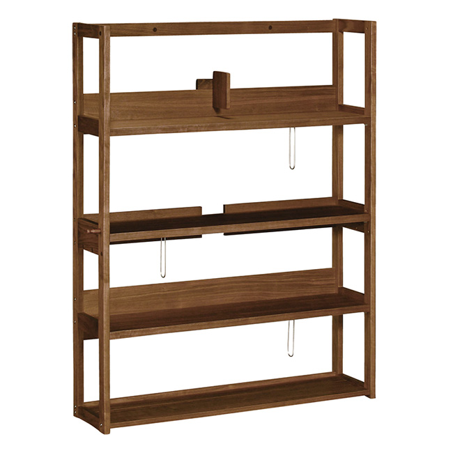 Buona scelta 書棚 オープンタイプ 幅115cm QT3575 ウォールナット