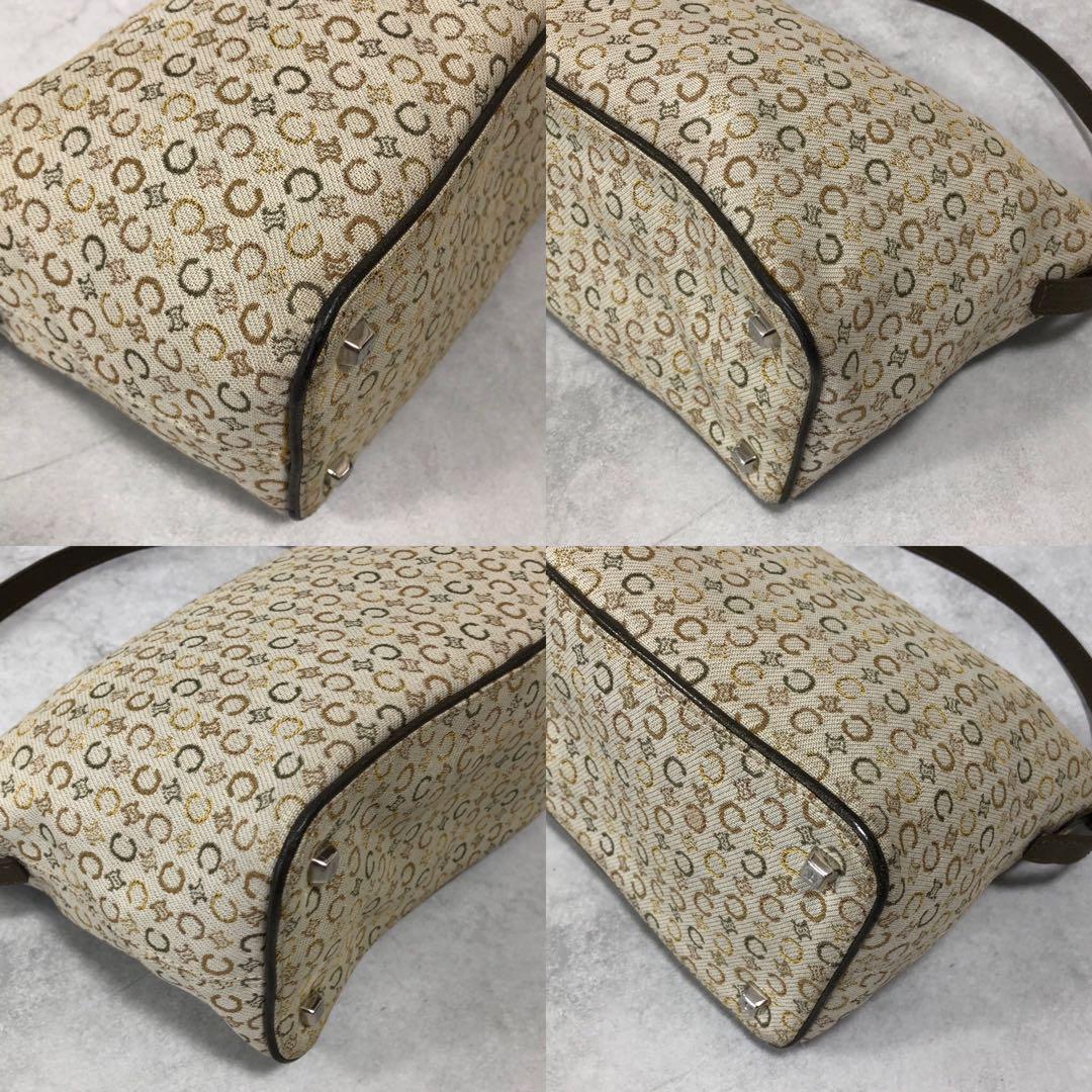 CELINE Cマカダム アクセサリーポーチ キャンバス