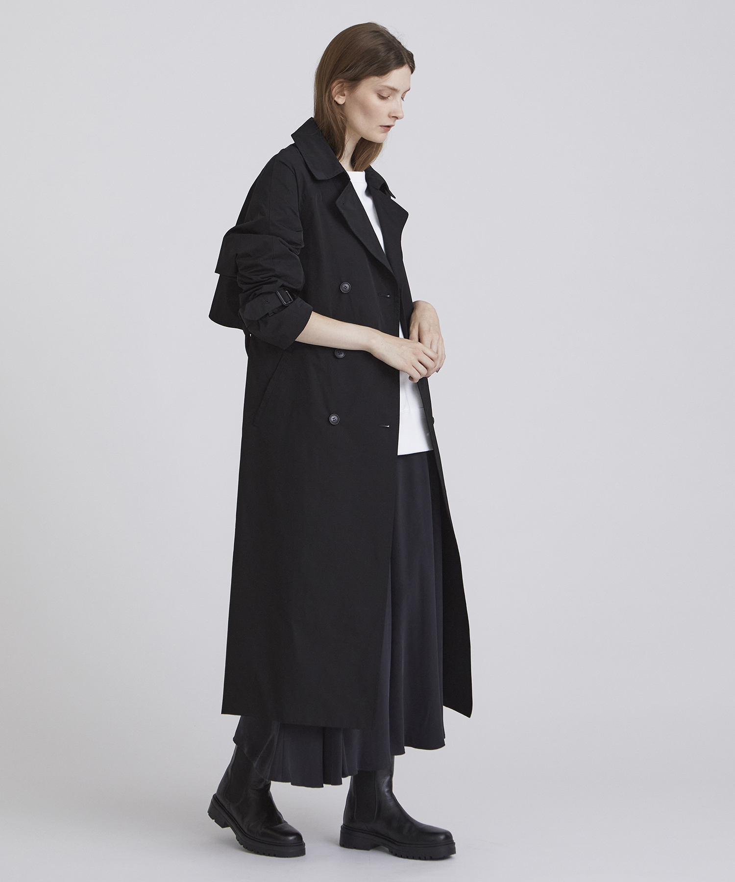 高山都 Special Collaboration】タフタトレンチコート ｜ハウス オブ