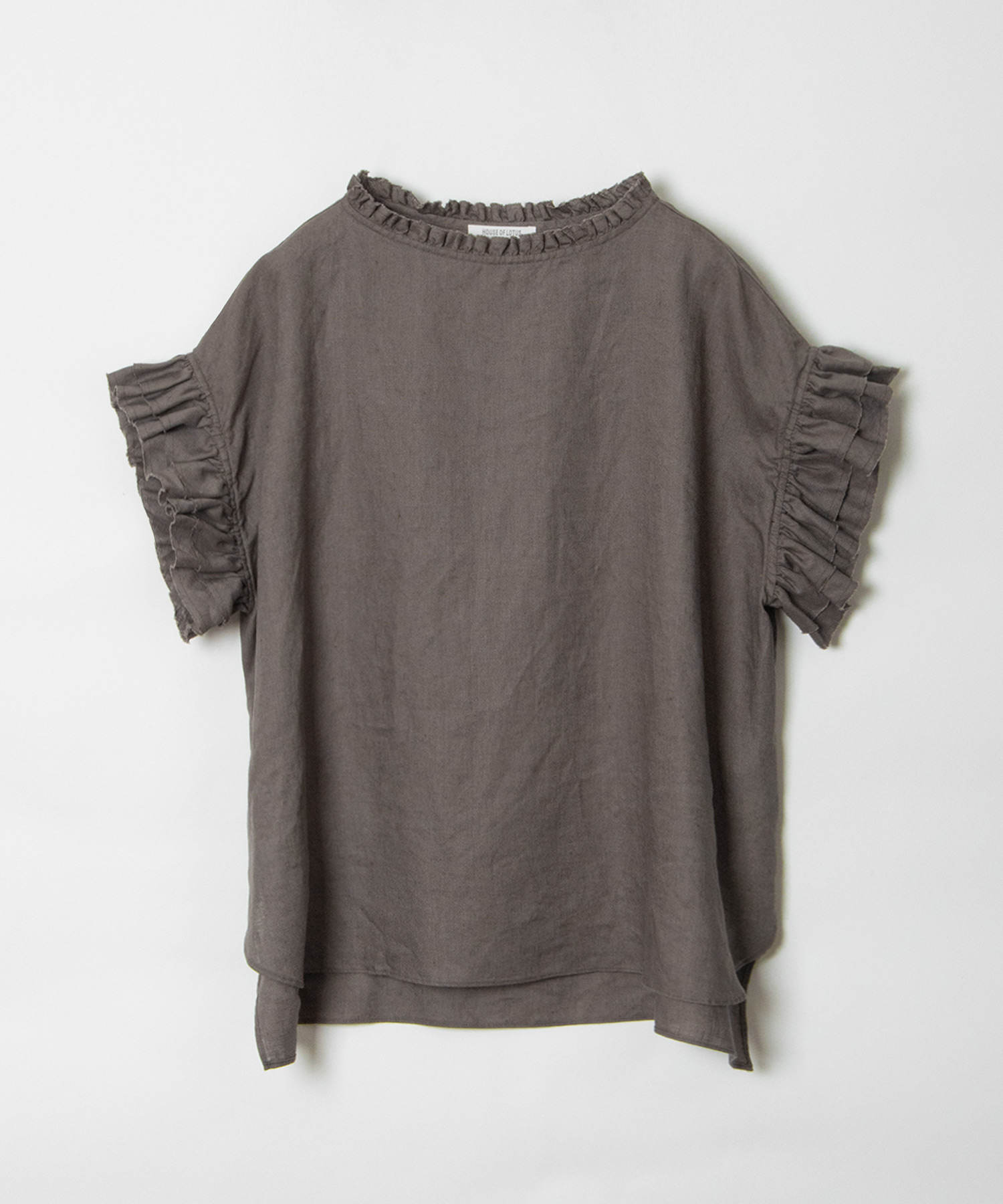 リネンフリルブラウス ｜ハウス オブ ロータス＜HOUSE OF LOTUS＞公式