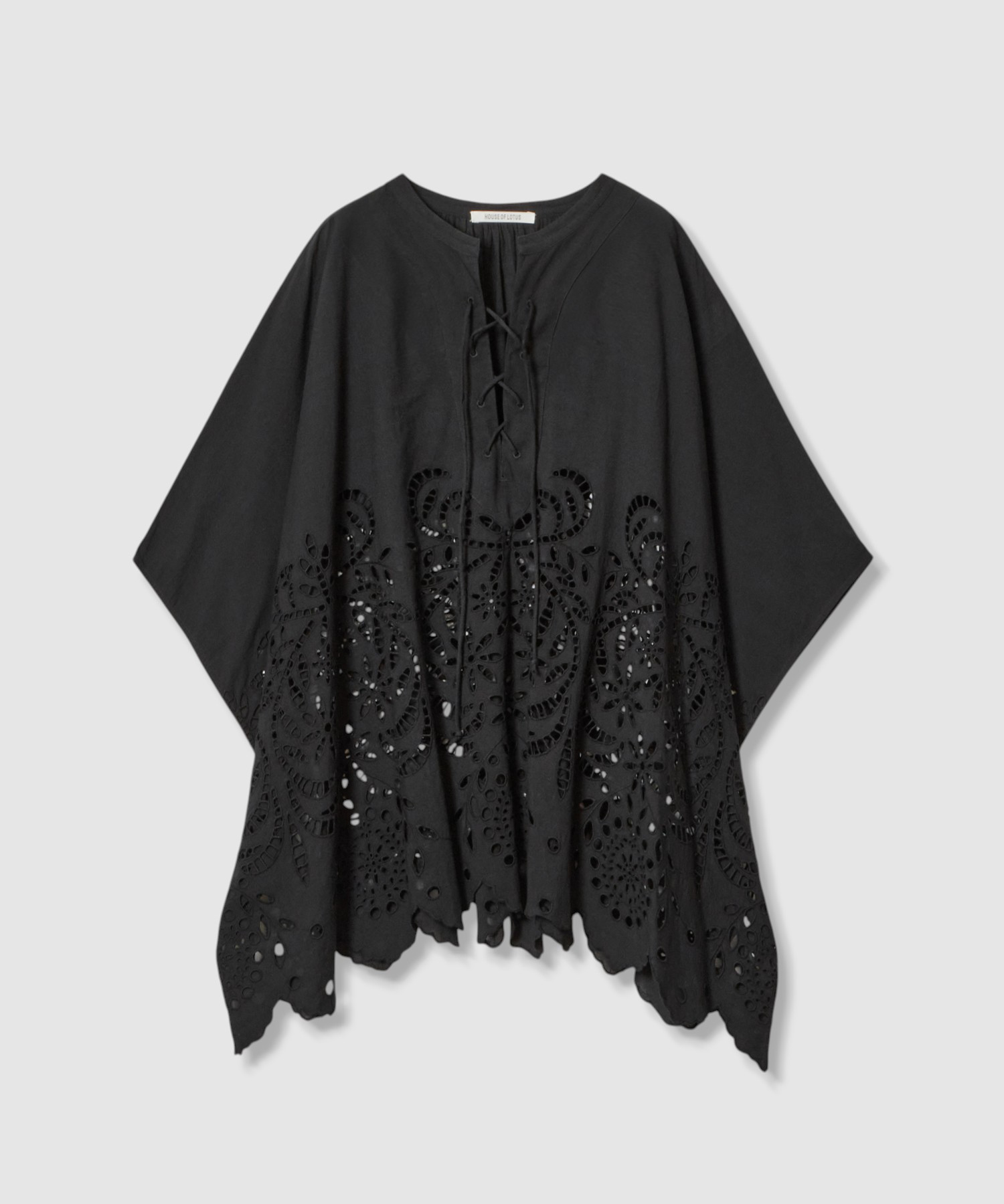 シフリー刺繍ポンチョブラウス ｜ハウス オブ ロータス＜HOUSE OF