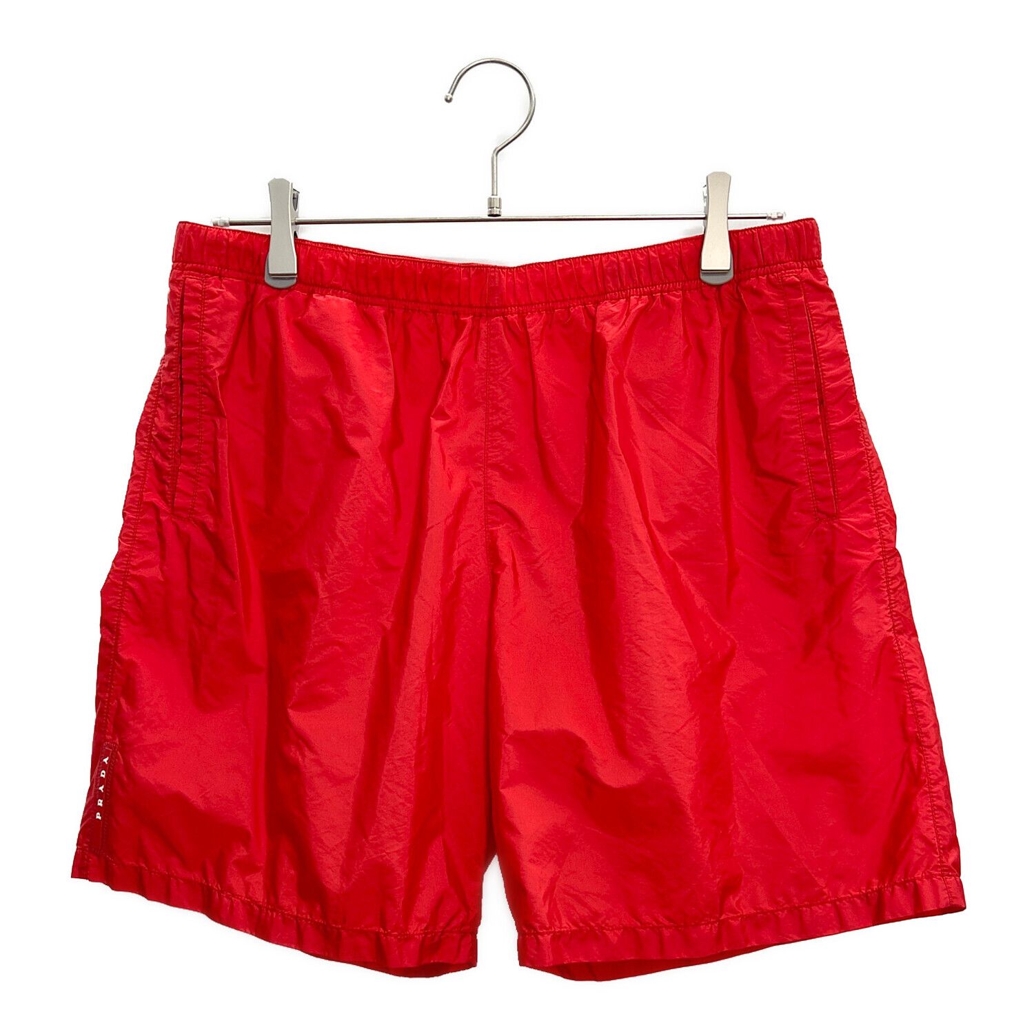 PRADA (プラダ) トレーニングパンツ メンズ SIZE 52 レッド ショート
