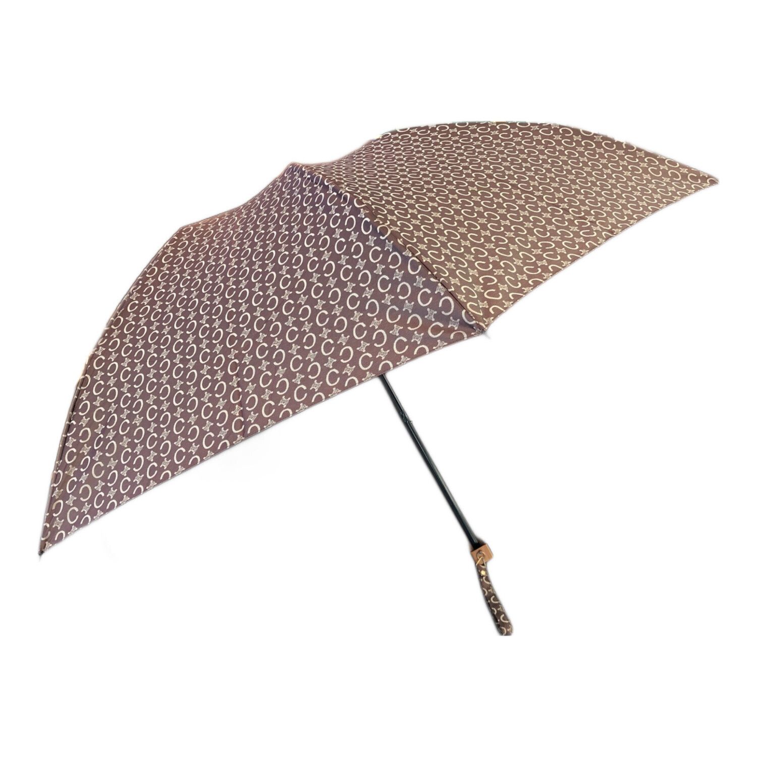 CELINE (セリーヌ) 折りたたみ傘 MOONBAT社製 ブラウン｜トレファクONLINE