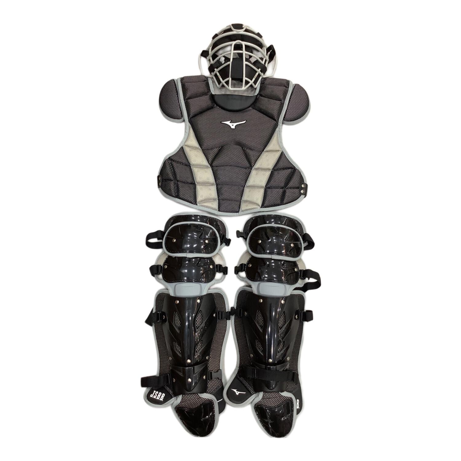 MIZUNO (ミズノ) キャッチャー防具セット 1DJLR110 軟式用 ③表記