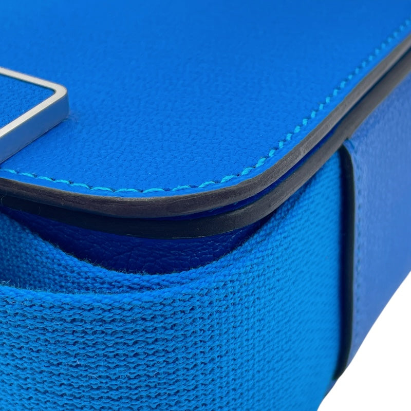 エルメス HERMES ゲタ W刻印(2024年製) ブルーイドラ シルバー金具