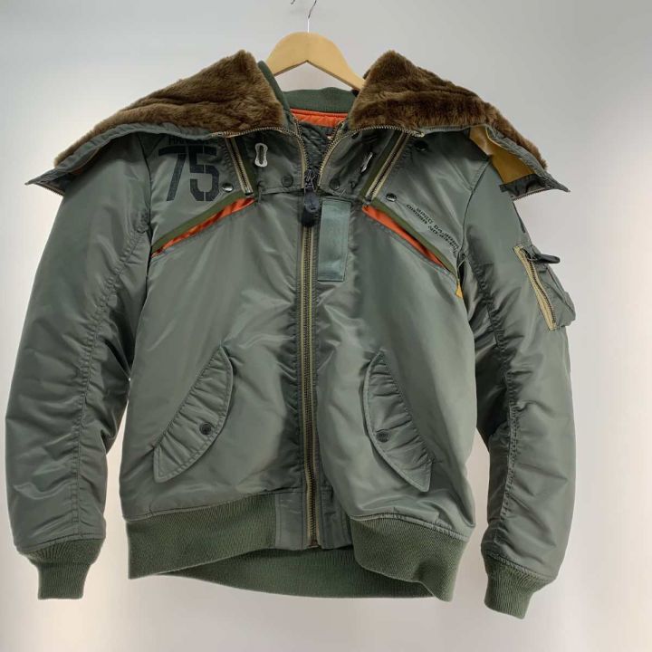 AVIREX アビレックス MA-1ジャケット 783-4952053 オリーブ - 中古