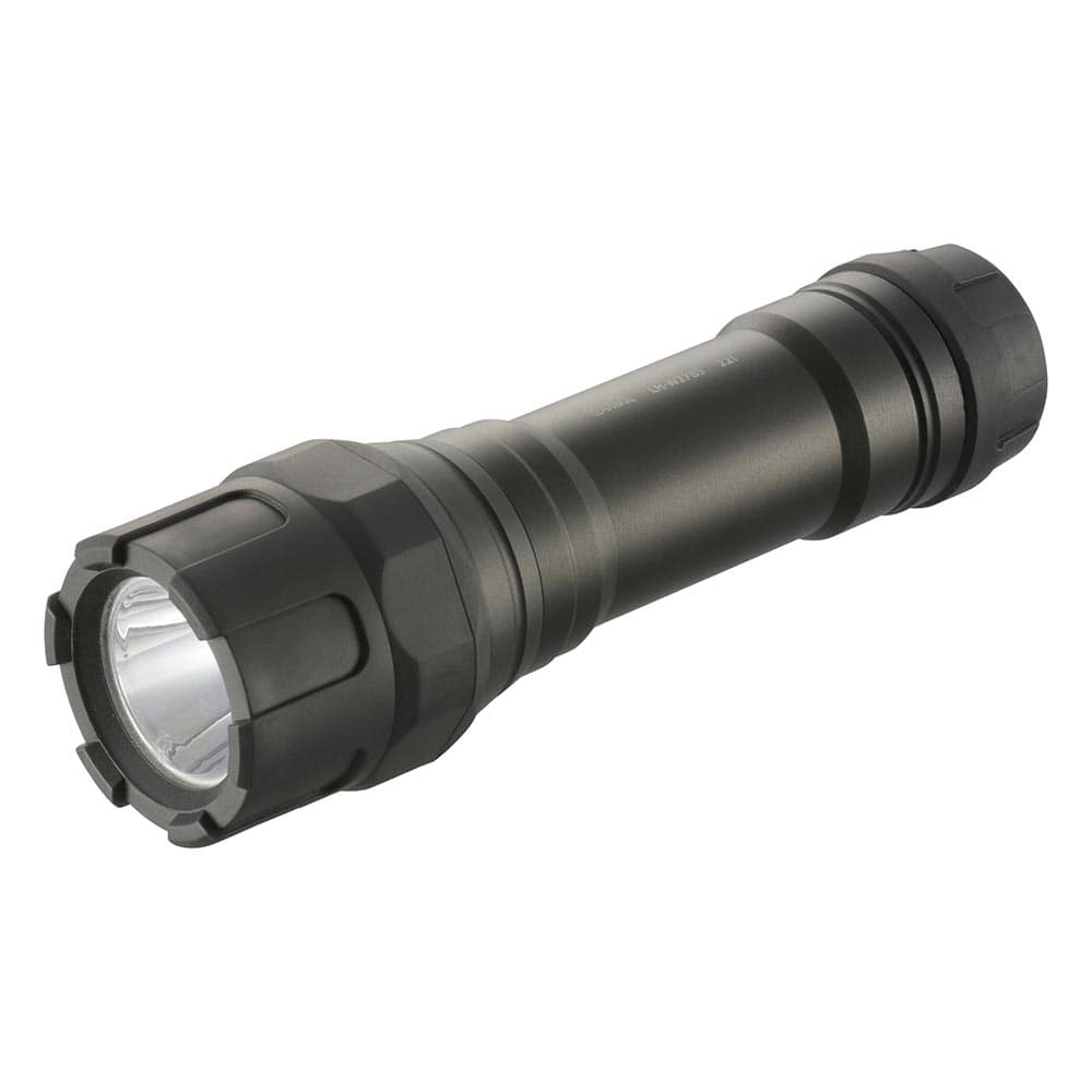 オーム電機 防水LEDライト ラバー＆アルミ 270ルーメン(ブラック