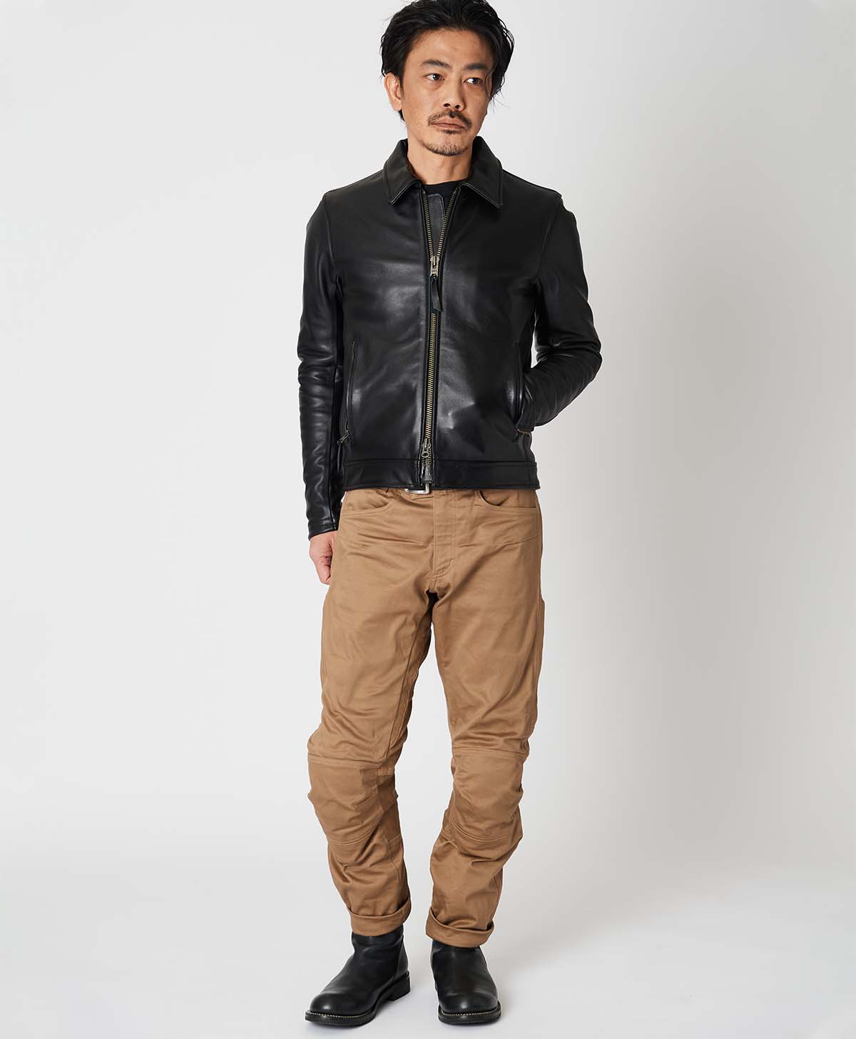 革ジャン タイトシングル レザージャケット｜カドヤ公式オンライン