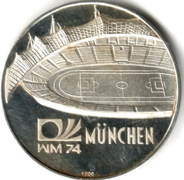 FIFA World Cup 1974 (München) - Federal Republic of Germany – Numista