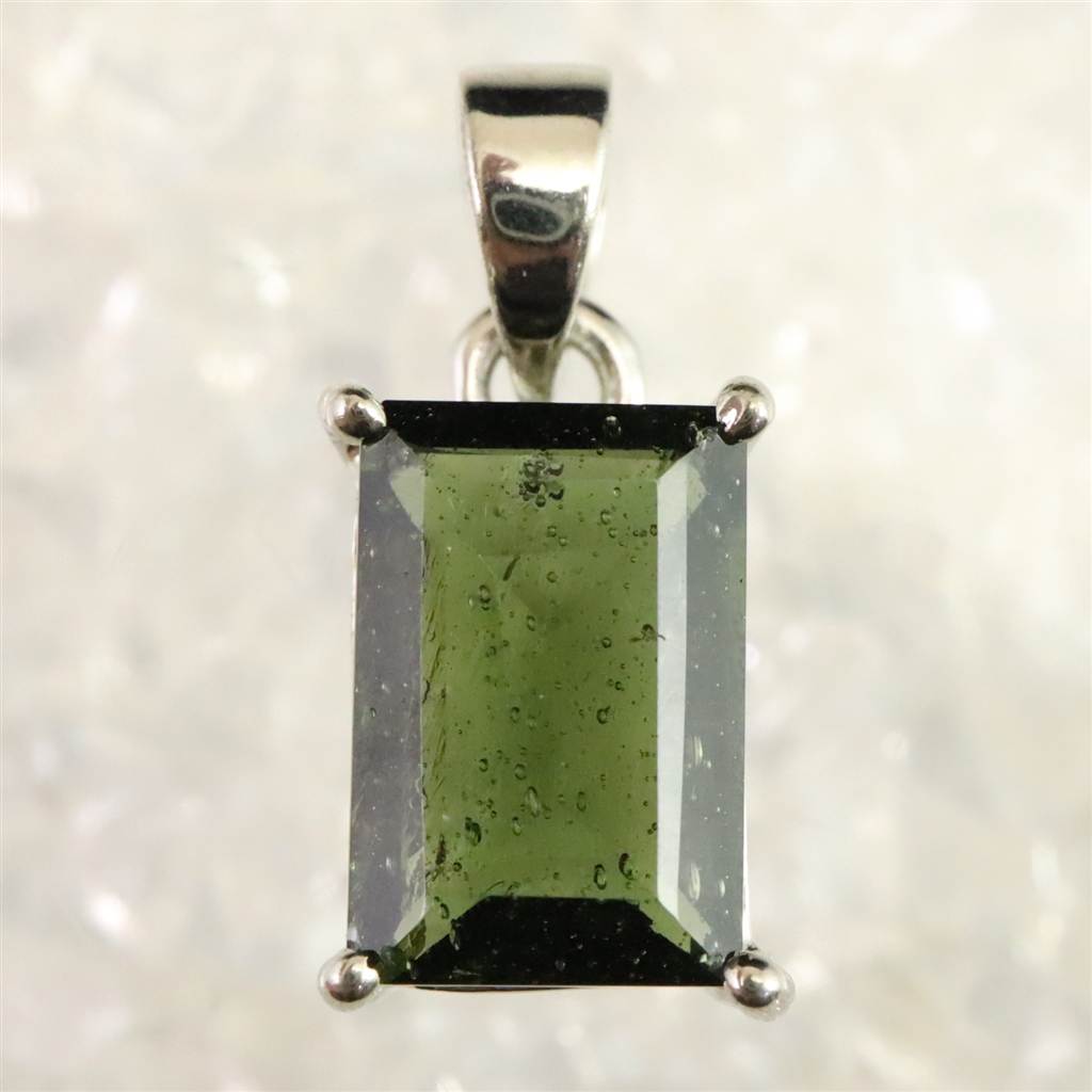 モルダバイト ファセットカット ペンダントトップ | 榎本通商
