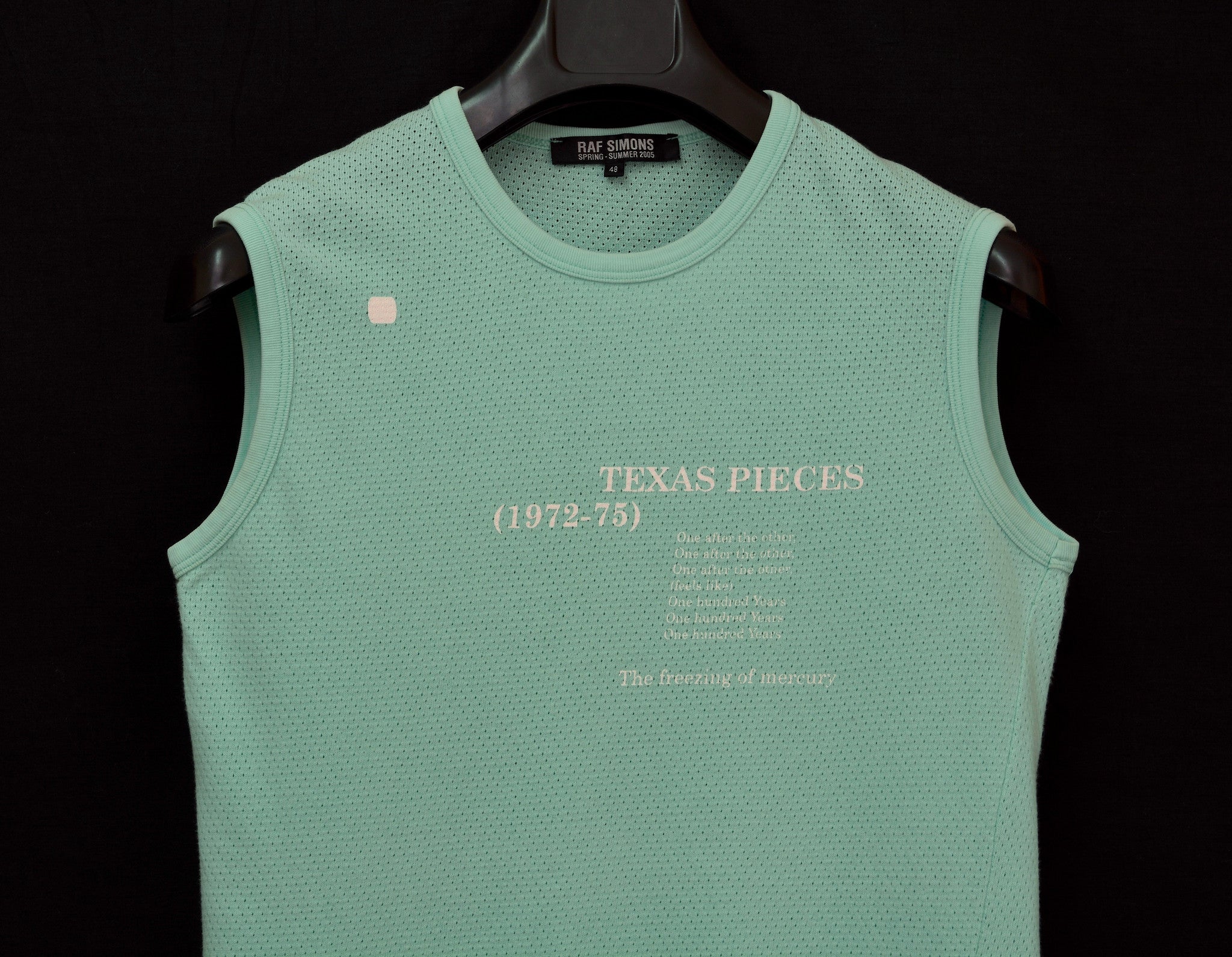 Raf Simons 2005 Mesh 'Texas Pieces' Basketball Tank Top – ENDYMA
