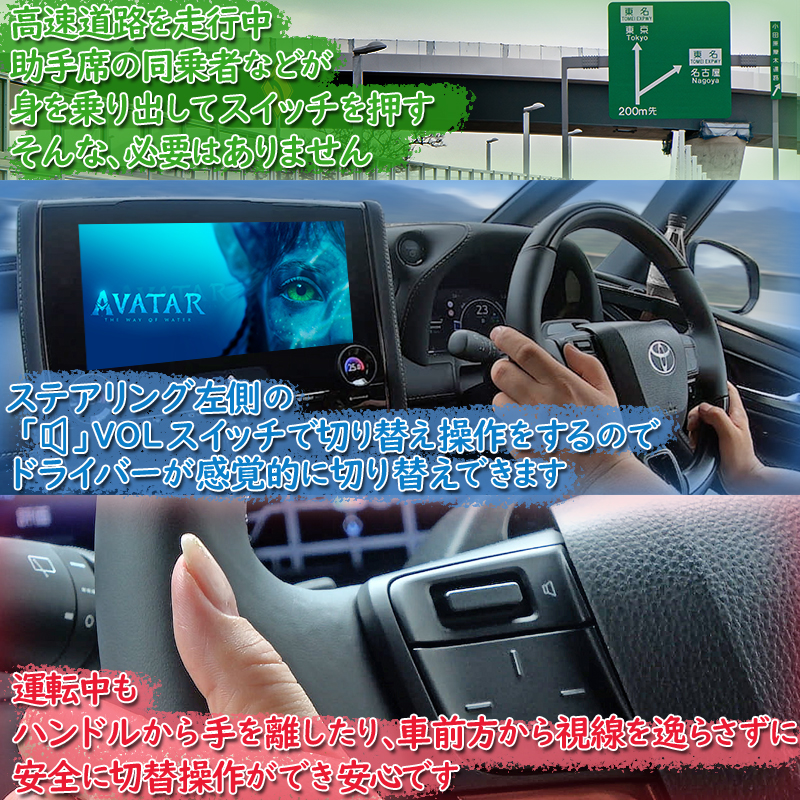 TOYOTA アルファード／ヴェルファイア 40系（HUD搭載車）】テレビ