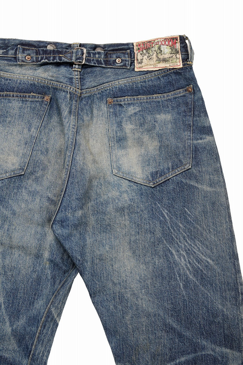 SAINT Mxxxxxx x BerBerJin BB_DENIM PANT 5PKTS DAMAGE (BLUE) – ETERNAL