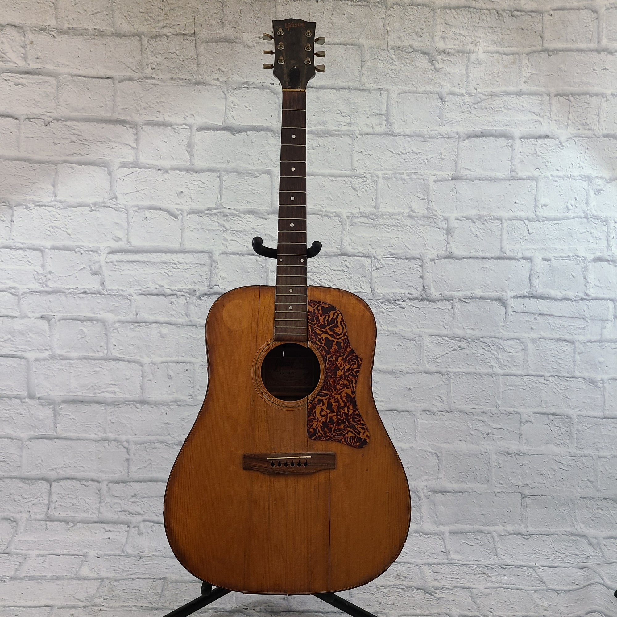 1974/5? Gibson J-50 Deluxe Acoustic Guitar As Is - Evolution Music