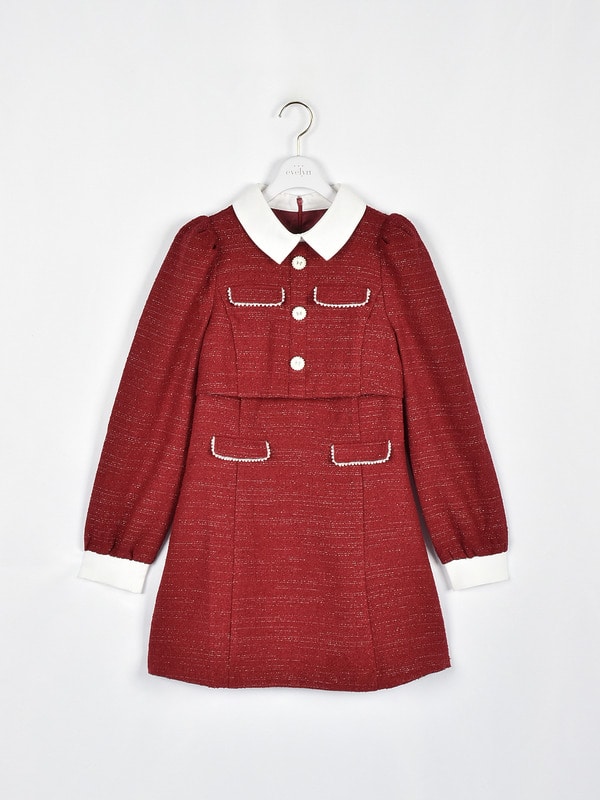 ツイードミニフレアワンピース｜evelyn（エブリン）公式通販サイト