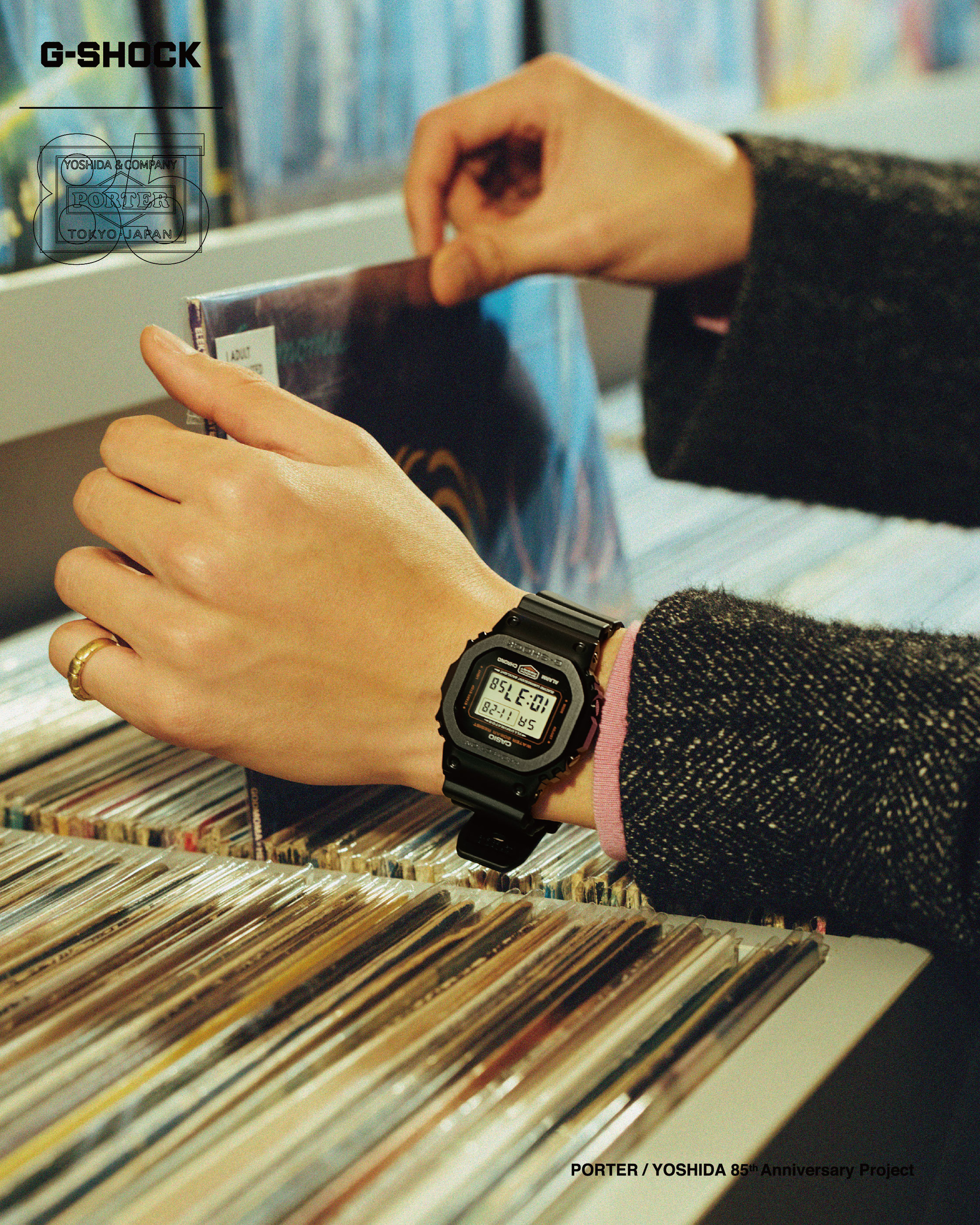 吉田カバンの創業85周年を記念し、G-SHOCKとコラボレートした「PORTER