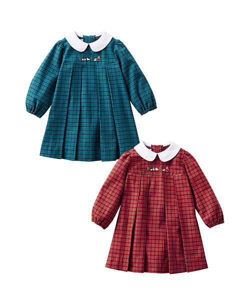 familiar familiar / ファミリア ワンピース 100 チェック柄ワンピース